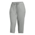 thumbnail image 5 of Athletic Works Women's Plus Size Athleisure Core Knit Capri Pants, Sizes 1X-4X, 5 of 5