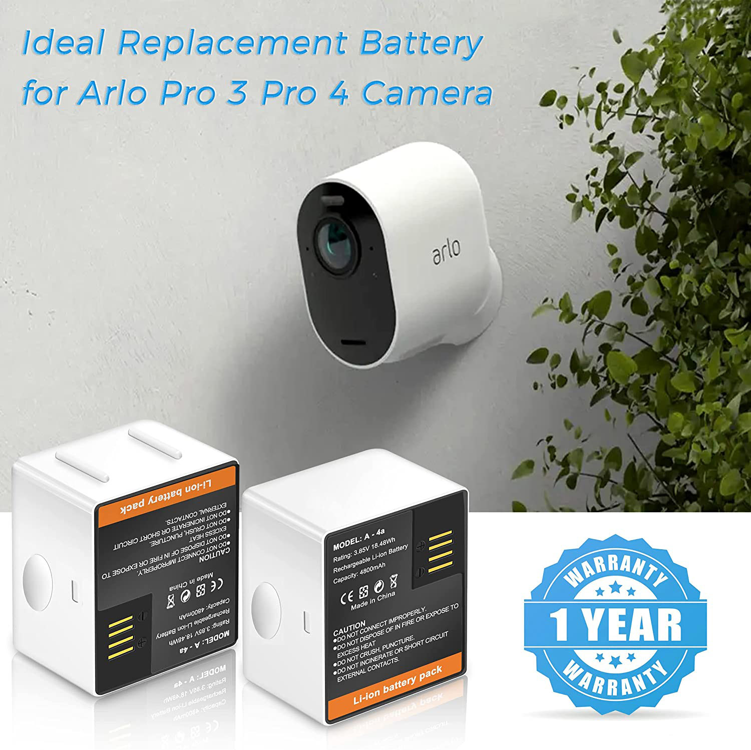 Security Camera Arlo Pro Rechargeable Battery Pro Arlo Camera