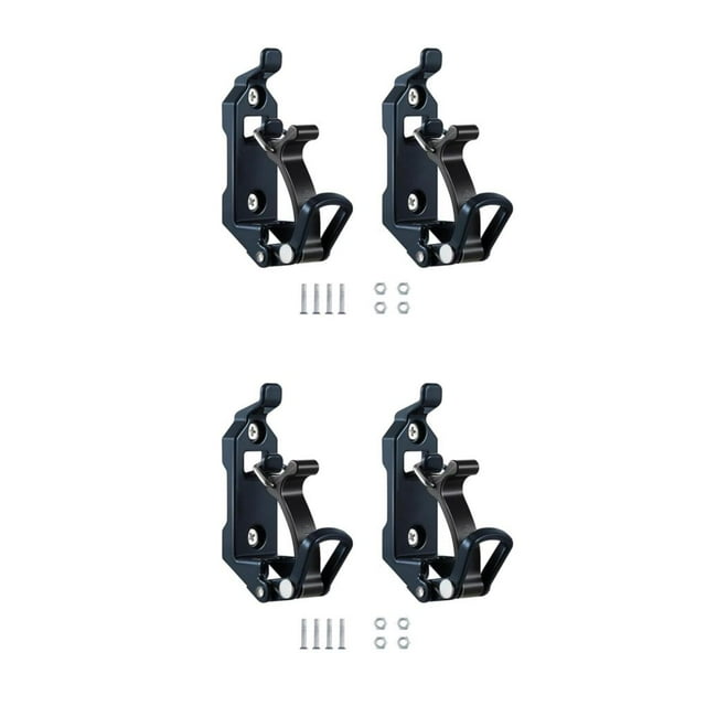 Decodeary 2Pack Mount For Roof Rack Brackets Mount Accessories Wall Mounting Mount For Roof Rack Truck Boats Black 2Set