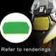 thumbnail image 3 of Protector de faro para motocicleta Suzuki DL1050 VSTEOM (pieza de repuesto) Verde, 3 of 9