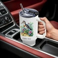 thumbnail image 5 of Sandpiper Bird Lover Tumbler 40oz – Personalized Stainless Travel Coffee Mug with Handle and Straw – Cute Animal Gift for Women Girls Birthday Christmas, 5 of 6