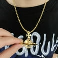 thumbnail image 5 of 2 collares de Saturno para mujer, circonitas cúbicas, colgante de collar de Saturno, joyería de cristal, regalo en el día de San Valentín, cumpleaños, aniversario, día de la madre, 5 of 5