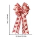 thumbnail image 2 of De Lino De Doble Capa, Lazo Navideño Para Decoraciones De Árboles De Navidad, Hoja De Arce A Rayas, Copo De Nieve, Decoración De Lazo Caqui Eigraketly HA043622-03, 2 of 6