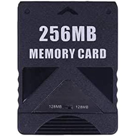 RUITROLIKER Black 256MB Memory Card for PS2