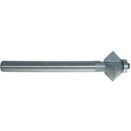 

Magnate 756 Side V-Grooving Carbide Tipped Router Bit — 90 Degree; 3/4 Cutting Height; 1/2 Shank Diameter; 5 Shank Length; 1-3/8 Overall Diameter; 2 Flute