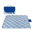 thumbnail image 2 of Manta de picnic 195200CM, Esterilla de playa plegable resistente al agua y a la arena, Esterilla de picnic para la playa, el parque, el senderismo, el camping, ideal para viajes familiares - hoja esquí esquí Gafas de esquí, 2 of 5