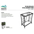 thumbnail image 5 of Aquatic Fundamentals 20 Gallon Metal Aquarium Stand, 5 of 8