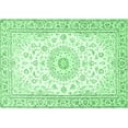 thumbnail image 1 of Ahgly Company Indoor Rectangle Medallion Emerald Green Traditional Area Rugs, 8' x 10', 1 of 4