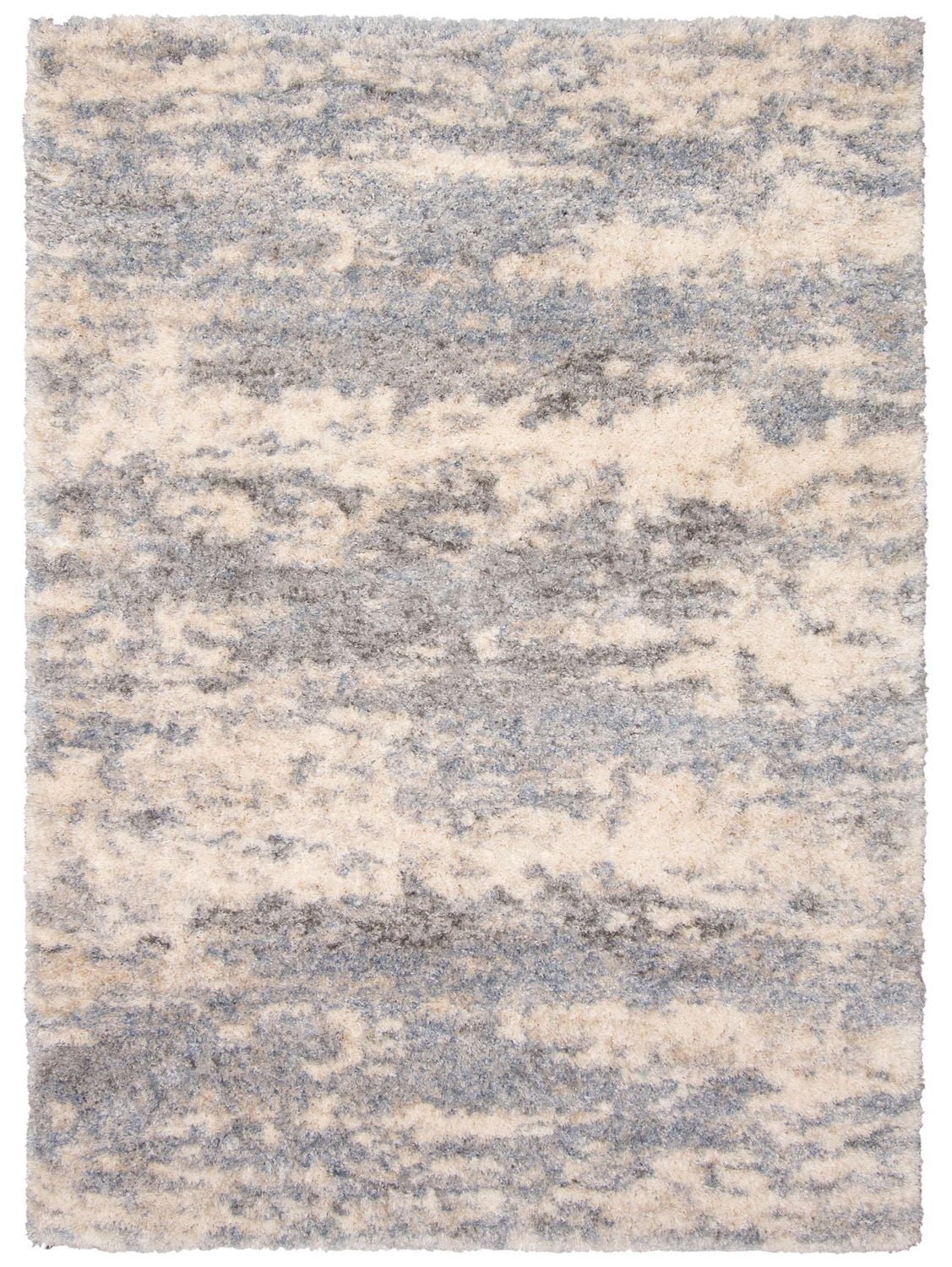 ECARPET Abstract Frieze Area Rug, Fluffy Carpet for Bedroom, Ultra Soft & Plush Larissa Collection