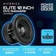 thumbnail image 2 of Hifonics 2 Pack ELITE 10" Subwoofer, Dual Voice Coil Car Audio Speaker, 1200W, 2 of 10