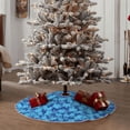 thumbnail image 4 of Sikiie Blue Maple Leaf Christmas Tree Skirt, Christmas Tree Decorations, Christmas Decor, Tree Mat Decoration(30-48IN)-36", 4 of 6