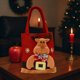 thumbnail image 1 of Hogar y cocina, Decoración del hogar, Decoración navideña, Bolsa de regalo de Navidad, Caja de regalo de Nochebuena, Bolsa de regalo de terciopelo, Embalaje navideño, Bolsa de manzana de nailon, 1 of 6