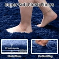 thumbnail image 6 of 4x6 Area Rugs for Living Room Rug: Soft Fluffy Shag Blue Rugs for Bedroom, Non-Slip Large Fuzzy Plush Rug Indoor Floor Carpet for Nursery Kids Boys Girls Room, Dorms, Playroom, Modern Home Decor, 6 of 18