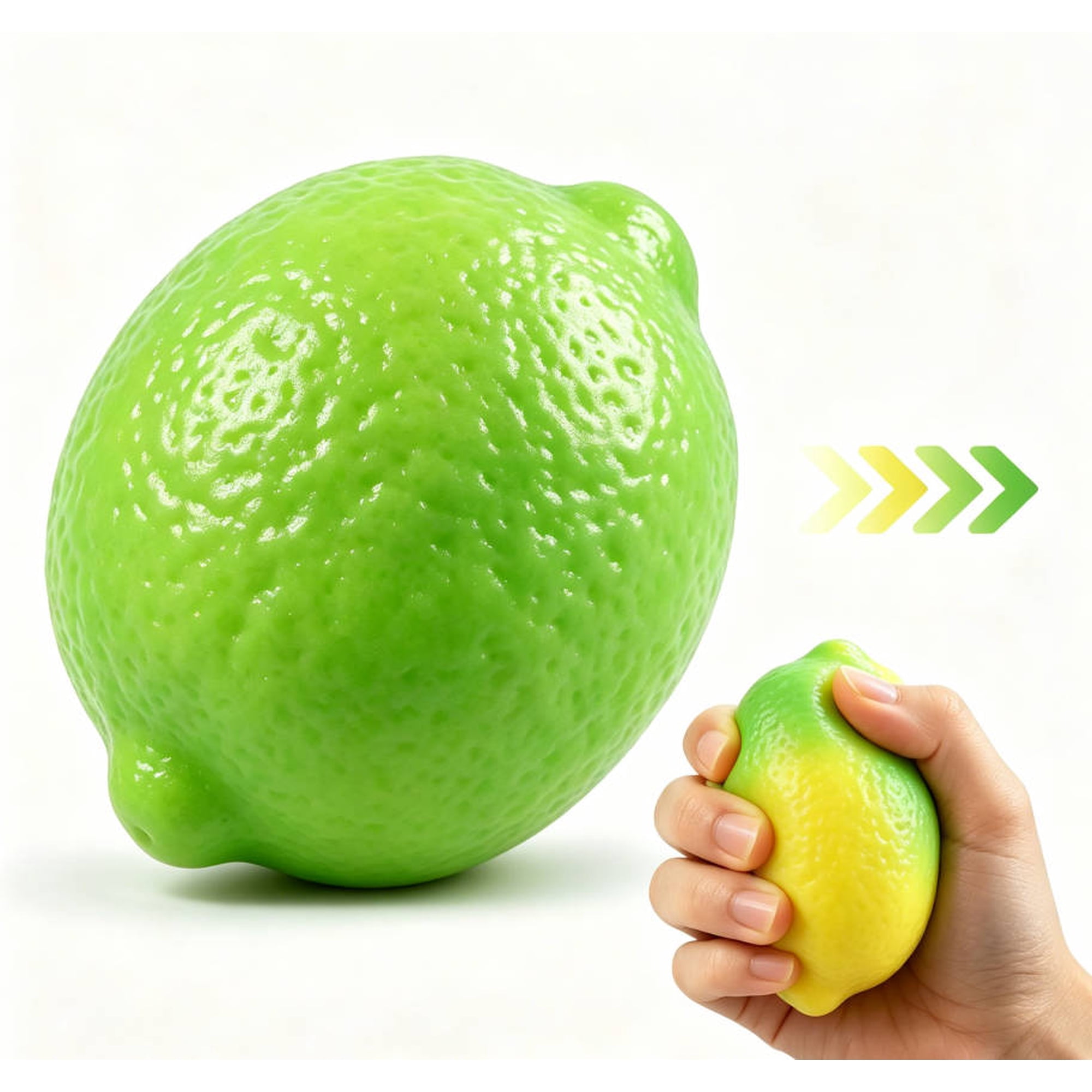 Crunchy Color Changing Lemon Squishy, Slow Rising Stress Ball Sensory Fidget Toy, Soft Squeeze Ball for Adults Anxiety Relief, ASMR Crinkle Sound Party Favors Office Desk Decor Gift