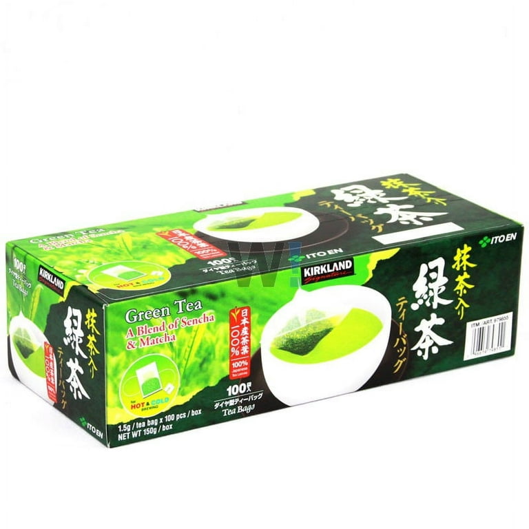 Kirkland Signature Green Tea Bags, 1.5 g, 100-count