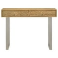 thumbnail image 4 of Draco 2-drawer Console Table Hand Carved Details Natural, 4 of 11