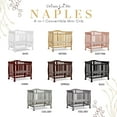 Dream On Me Naples 4in1 Convertible Mini Crib, Natural