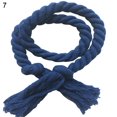 thumbnail image 1 of EIMELI 2Pcs Solid Color Weaving Cotton Linen Rope Curtain Tieback Holder Home Decor, 1 of 8