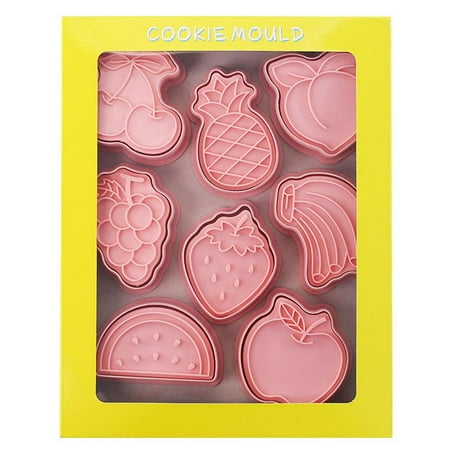 

Fovolat 3D Cookie Cutter Cookie Cutters Molds Set 8 Pieces Cookie Cutter Cookie Mold for Pastry Fondant noble