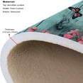 thumbnail image 4 of Cherry Blossom Rug Rectangle Area Rug, Indoor Floor Carpet for Bedroom & Lounge, Machine Washable, Easy Care, Cozy Aesthetic Home Décor, Soft Plush Touch, Skin‑friendly, 4 of 6