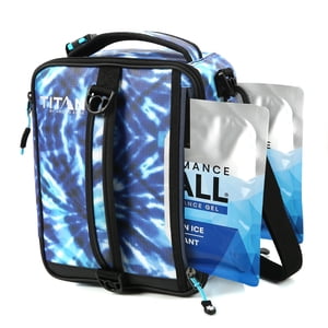 Titan by Arctic Zone Fridge Cold Upright Lunch Pack, Tie Dye