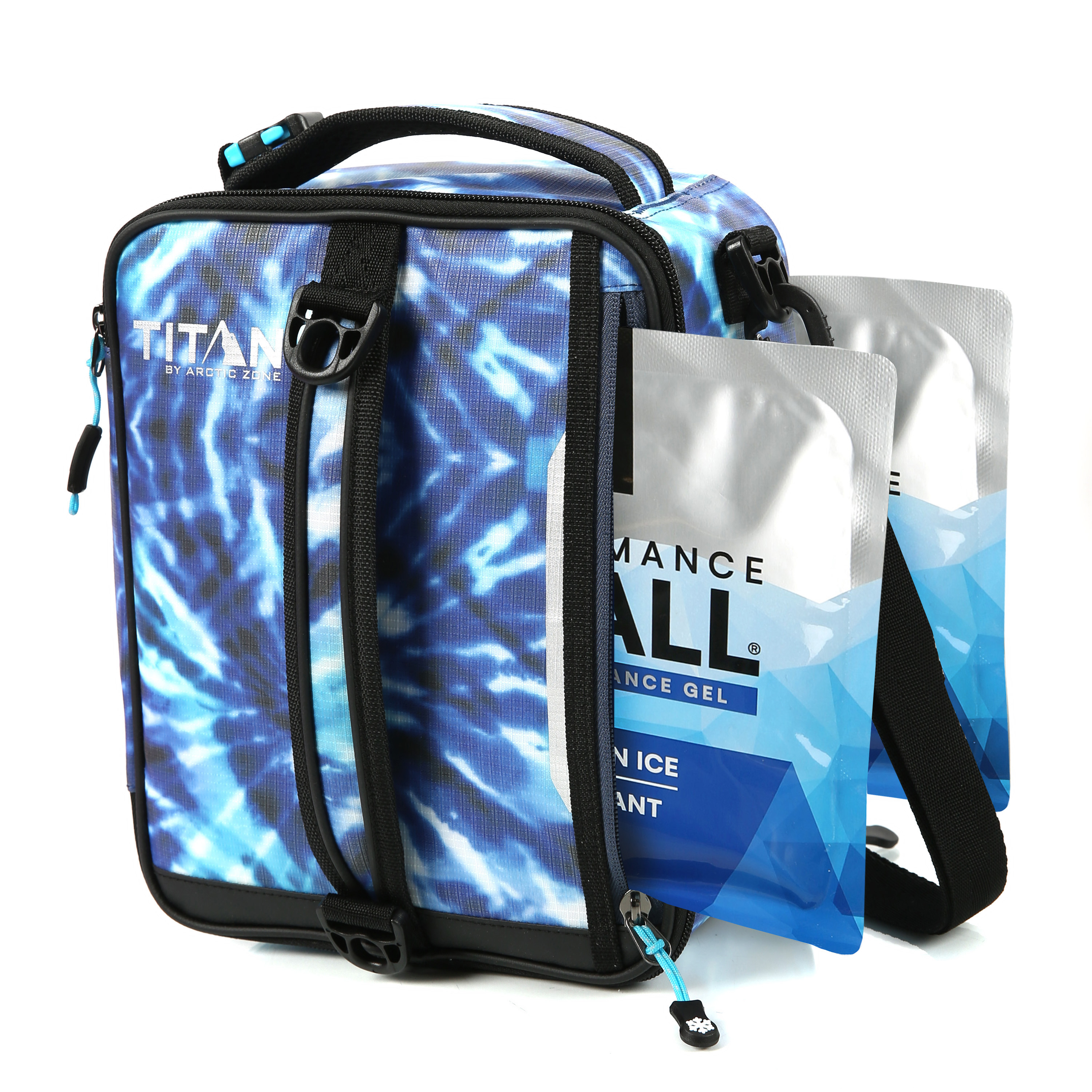 Titan by Arctic Zone Fridge Cold Upright Lunch Pack, Tie Dye photo 1
