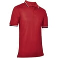 thumbnail image 5 of Baseball/Softball Umpire Polo Shirt, 2X-Large, Red, 5 of 6