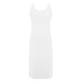 thumbnail image 3 of Women's Sleeveless Nightshirt & Nightgown | Plus Size Smooth Sleepshirt Chemise, Soft Crewneck Slip Dress, 3 of 3