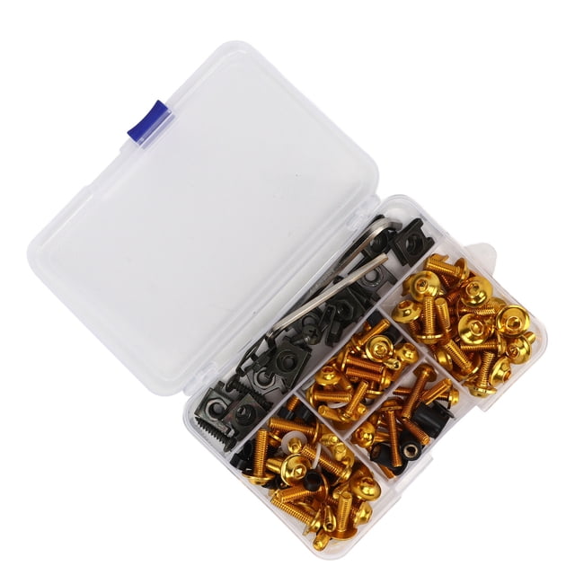 Kit de pernos de carenado para motocicleta, reemplazo de rendimiento estable de aluminio para NINJA 250 300, 177 Uds.