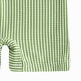 thumbnail image 4 of NIEWTR Baby Boy Swimsuit Long-Sleeve One Piece Zipper Toddler Bathing Suit with a Swim Cap(Green,0-3 Months), 4 of 8