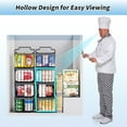 thumbnail image 7 of 6 Pack Freezer Organizer Bins(14.6‘’L X 7.1‘’W X 5.2‘’H), Stackable Chest Freezer Organizer for 7 Cu.FT Deep Freezer Sort Frozen Food, Deep Freezer Organizer Bins Easily w/Handle Add Storage Space, 7 of 7