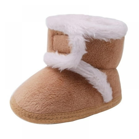 

Winter Baby Boy Girl Cotton Boots Casual Shoes First Walkers Newborn Cute Non-slip Soft Sole Shoes