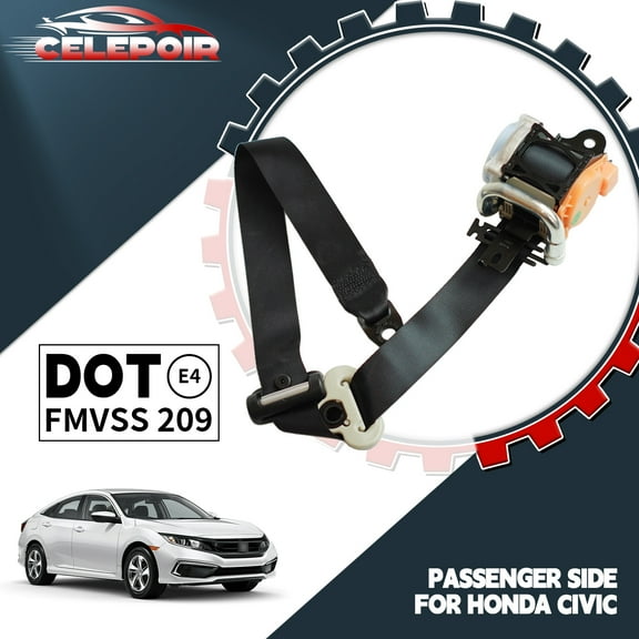 Front Right Passenger Seat Belt Retractor Assembly For Honda Civic 2016-2020