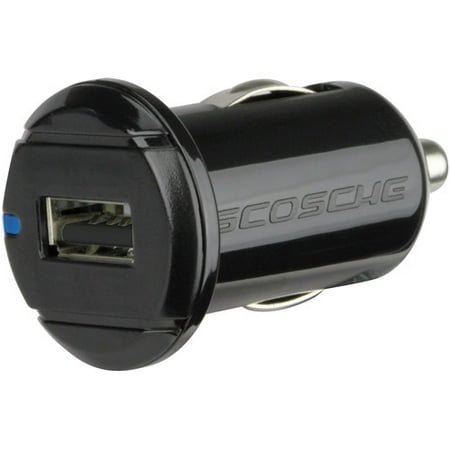Scosche reVOLT pro c1 Low Profile USB Car Charger with Charge/Sync Cable