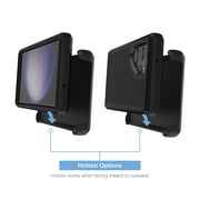 onn Rugged Phone Case with Holster for Samsung Galaxy S23 Ultra 5G - Black