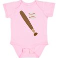thumbnail image 3 of Inktastic Baseball Bat and Ball Boys or Girls Baby Bodysuit, 3 of 5