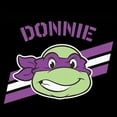 thumbnail image 2 of Men's Teenage Mutant Ninja Turtles Donatello Face Portrait  Graphic Tee Black Medium, 2 of 5
