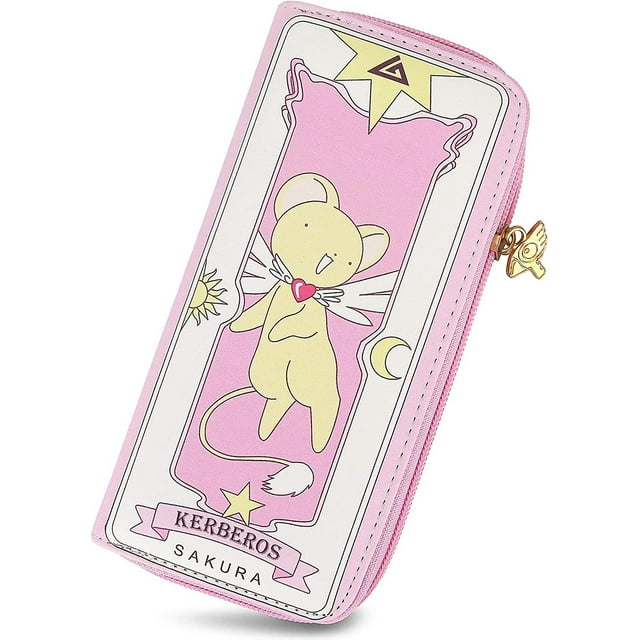 Tool Bag Anime Cardcaptor Sakura Women's Wallet Imitation Leather Rose Long Wallet Women's Wallet