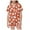 AB218 Orange, variant on Tisuna Girls Short Sleeve Halloween Pajamas Set For Kids Pumpkin Print Collared Tops And Shorts Pjs Set Breathable Lightweight Kids Halloween 2 Pieces Homewear For Age 2-13 Years