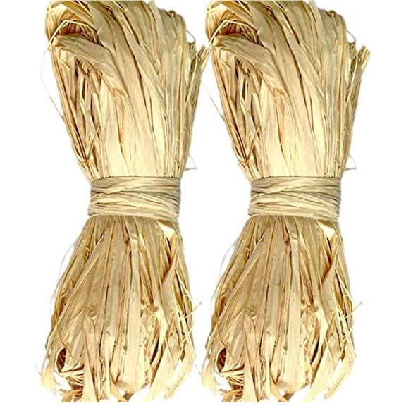 MesaSe Natural Paper Christmas Ribbon for Florist Bouquets Decoration Crafts Ribbon (2 * 50g)