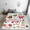 thumbnail image 5 of Sikiie Snowflakes Santa Claus Christmas Tree Ultra-Soft Micro flannel Blanket Luxury All Seasons Warm Blanket for Bedding Sofa and Travel (4 sizes)-50"x40", 5 of 7