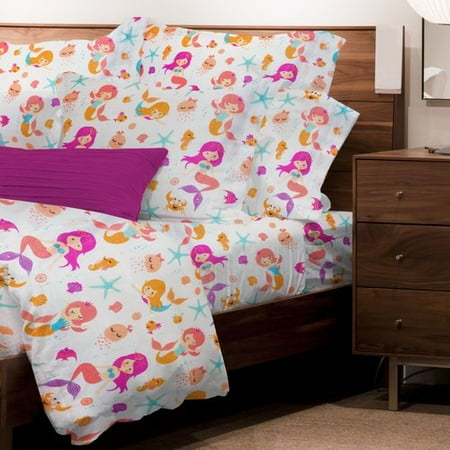Maria Sheet Set - Zoomie Kids Mario Mermaids 3 Piece Microfiber Sheet Set