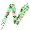 thumbnail image 4 of Invasor Zim - Cordón creativo para tarjetas, soporte para colgar en el cuello para estudiantes, cordón para teléfono, insignia, soporte para tarjetas de acceso al metro, accesorios, regalos, 4 of 5