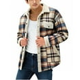thumbnail image 2 of FDGIU Men's 2025 Flannel Shirt Jacket - Button Down Plaid Shacket, Fleece Lined with Pockets, Long Sleeve Lightweight Fall Outerwear & Layering Piece, 2 of 5