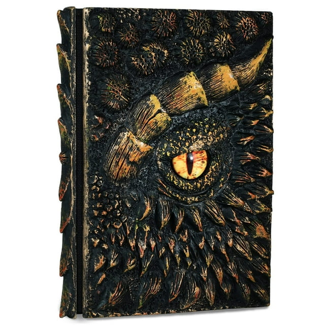 Bloc-notes Oeil de Dragon A5 l'Apparence Est Faite de Résine Anneau et de Procédé de Sculpture Réaliste, Ce Qui Est le Premier Choix pour les Cadeaux d'Halloween