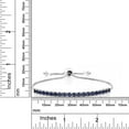 thumbnail image 3 of Gem Stone King Diffused Blue Sapphire 925 Sterling Silver Fully Adjustable Tennis Bracelet for Women, 2.50 Cttw, 3 of 4