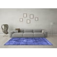 thumbnail image 3 of Ahgly Company Machine Washable Indoor Rectangle Persian Blue Traditional Area Rugs, 7' x 10', 3 of 4