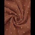 thumbnail image 2 of Vestido Corte A con Escote en V Color Rojo Ladrillo Talla S, 2 of 10