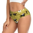 thumbnail image 2 of Fotbe Horsemen In Horseraces Calzones Estampados para Mujer – Ropa Interior de Algodón, Cómoda, Suave y Elástica-X-Small, 2 of 6