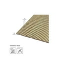 thumbnail image 3 of MG-2014 Rounded Mini Slats Maple Polystyrene Wood Slat Walls 3 in x 12 in Sample - 1 Piece, 3 of 5